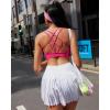 image:imageRUNNING GIRL Sports Bras for Women Pack Criss Cross Back Sexy Strappy Sports Bra Seamless Padded Yoga Bra with Removable Cups3pack BlackYellowHotpink