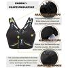 image:imageRUNNING GIRL Strappy Sports Bra for Women Sexy Crisscross Back Light Support Yoga Bra with Removable Cups WX2545 Black2 S