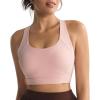 image:imageRUNNING GIRL Sports Bras for Women High SupportRacerback High Impact Grey Sports Bra Moulded Cup Workout Bra Push upZflush Pink