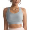 image:imageRUNNING GIRL Sports Bras for Women High SupportRacerback High Impact Grey Sports Bra Moulded Cup Workout Bra Push upZice Grey