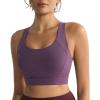 image:imageRUNNING GIRL Sports Bras for Women High SupportRacerback High Impact Grey Sports Bra Moulded Cup Workout Bra Push upZpurple