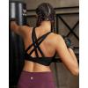 image:imageRUNNING GIRL High Support Sports Bras for Women High Impact Running Adjustable Sports Bra Molded Cup Strappy Sports BrasBlack