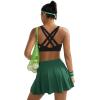 image:imageRUNNING GIRL High Support Sports Bras for Women High Impact Running Adjustable Sports Bra Molded Cup Strappy Sports BrasBlack