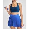 image:imageRUNNING GIRL High Support Sports Bras for Women High Impact Running Adjustable Sports Bra Molded Cup Strappy Sports BrasDark Blue