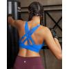 image:imageRUNNING GIRL High Support Sports Bras for Women High Impact Running Adjustable Sports Bra Molded Cup Strappy Sports BrasElectric Blue