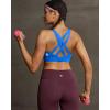 image:imageRUNNING GIRL High Support Sports Bras for Women High Impact Running Adjustable Sports Bra Molded Cup Strappy Sports BrasElectric Blue