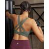 image:imageRUNNING GIRL High Support Sports Bras for Women High Impact Running Adjustable Sports Bra Molded Cup Strappy Sports BrasGreen