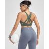 image:imageRUNNING GIRL High Support Sports Bras for Women High Impact Running Adjustable Sports Bra Molded Cup Strappy Sports BrasGreen