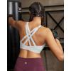 image:imageRUNNING GIRL High Support Sports Bras for Women High Impact Running Adjustable Sports Bra Molded Cup Strappy Sports BrasGrey