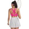 image:imageRUNNING GIRL High Support Sports Bras for Women High Impact Running Adjustable Sports Bra Molded Cup Strappy Sports BrasHot Pink