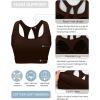 image:imageRUNNING GIRL Sports Bras for Women High SupportRacerback Molded Cup Sports Bra with Sewn in Pads Workout Running BraAbrown