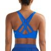 image:imageRUNNING GIRL High Support Sports Bras for Women High Impact Running Adjustable Sports Bra Molded Cup Strappy Sports BrasElectric Blue