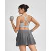 image:imageRUNNING GIRL Sports Bras for Women High Support Adjustable Straps Hook Back Sports Bras for Women with Sewn in PadsGrey