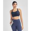 image:imageRUNNING GIRL Sports Bras for Women High Support Adjustable Straps Hook Back Sports Bras for Women with Sewn in PadsNavy Blue