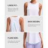 image:imageRUNNING GIRL Womens Workout Tops for Women Racerback Tank Tops Yoga Shirts Athletic Running Tank Tops Sleeveless Gym Clothes1white