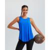 image:imageRUNNING GIRL Womens Workout Tops for Women Racerback Tank Tops Yoga Shirts Athletic Running Tank Tops Sleeveless Gym ClothesBlackwhiteblue
