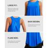 image:imageRUNNING GIRL Womens Workout Tops for Women Racerback Tank Tops Yoga Shirts Athletic Running Tank Tops Sleeveless Gym ClothesBlackwhiteblue
