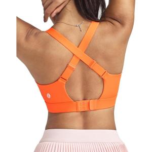 image:imageRUNNING GIRL Sports Bras for Women High Support Adjustable Straps Hook Back Sports Bras for Women with Sewn in PadsOrange