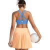 image:imageRUNNING GIRL Sports Bras for WomenSeamless Strappy Sports Bra High Support Crisscross Back with Removable Pads1blue