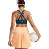 image:imageRUNNING GIRL Sports Bras for WomenSeamless Strappy Sports Bra High Support Crisscross Back with Removable Pads1dark Blue