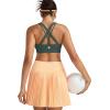 image:imageRUNNING GIRL Sports Bras for WomenSeamless Strappy Sports Bra High Support Crisscross Back with Removable Pads1dark Green
