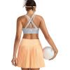 image:imageRUNNING GIRL Sports Bras for WomenSeamless Strappy Sports Bra High Support Crisscross Back with Removable Pads1grey