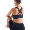 image:imageRUNNING GIRL Sports Bras for WomenSeamless Strappy Sports Bra High Support Crisscross Back with Removable Pads1leopard Print