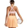 image:imageRUNNING GIRL Sports Bras for WomenSeamless Strappy Sports Bra High Support Crisscross Back with Removable Pads1pink