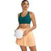 image:imageRUNNING GIRL Sports Bras for WomenSeamless Strappy Sports Bra High Support Crisscross Back with Removable Pads1teal