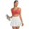 image:imageRUNNING GIRL Sports Bras for WomenSeamless Strappy Sports Bra High Support Crisscross Back with Removable Pads1watermelon Red