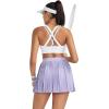 image:imageRUNNING GIRL Sports Bras for WomenSeamless Strappy Sports Bra High Support Crisscross Back with Removable Pads1white