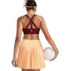 image:imageRUNNING GIRL Sports Bras for WomenSeamless Strappy Sports Bra High Support Crisscross Back with Removable Pads1wine Red