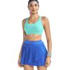 image:imageRUNNING GIRL Sports Bras for WomenSeamless Strappy Sports Bra High Support Crisscross Back with Removable PadsAelectric Green