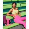 image:imageRUNNING GIRL Sports Bras for WomenSeamless Strappy Sports Bra High Support Crisscross Back with Removable PadsAelectric Lemon