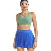 image:imageRUNNING GIRL Sports Bras for WomenSeamless Strappy Sports Bra High Support Crisscross Back with Removable PadsAgreen