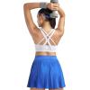image:imageRUNNING GIRL Sports Bras for WomenSeamless Strappy Sports Bra High Support Crisscross Back with Removable PadsAgrey