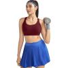 image:imageRUNNING GIRL Sports Bras for WomenSeamless Strappy Sports Bra High Support Crisscross Back with Removable PadsAwine Red