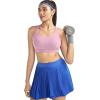 image:imageRUNNING GIRL Sports Bras for WomenSeamless Strappy Sports Bra High Support Crisscross Back with Removable PadsPurple