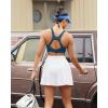 image:imageRUNNING GIRL High Impact Sports Bras for Women High Support Running Strappy Womens Sports Bra with Sewn in PadsRdark Blue