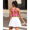image:imageRUNNING GIRL High Impact Sports Bras for Women High Support Running Strappy Womens Sports Bra with Sewn in PadsRhot Pink