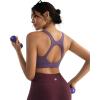 image:imageRUNNING GIRL High Impact Sports Bras for Women High Support Running Strappy Womens Sports Bra with Sewn in PadsRpurple