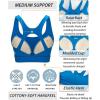 image:imageRUNNING GIRL High Impact Sports Bras for Women High Support Running Strappy Womens Sports Bra with Sewn in PadsRroyal Blue
