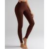 image:imageRUNNING GIRL High Waisted Leggings for Women Seamless Full Length Buttery Soft Yoga Pants for Women No Front SeamBrown