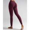 image:imageRUNNING GIRL High Waisted Leggings for Women Seamless Full Length Buttery Soft Yoga Pants for Women No Front SeamReddish Brown