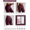 image:imageRUNNING GIRL High Waisted Leggings for Women Seamless Full Length Buttery Soft Yoga Pants for Women No Front SeamReddish Brown