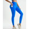 image:imageRUNNING GIRL Leggings with Pockets for Women Tummy Control 25 High Waisted Yoga Pants Buttery Soft Gym Workout Yoga LeggingsBright Blue