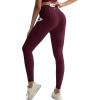 image:imageRUNNING GIRL Leggings with Pockets for Women Tummy Control 25 High Waisted Yoga Pants Buttery Soft Gym Workout Yoga LeggingsRusset