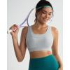 image:imageRUNNING GIRL Sports Bras for Women High SupportMolded Cup High Impact Sports Bra Racerback Workout Yoga Running BraAsh Grey