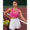 image:imageRUNNING GIRL Sports Bras for Women High SupportMolded Cup High Impact Sports Bra Racerback Workout Yoga Running BraBhot Pink