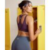image:imageRUNNING GIRL Sports Bras for Women High SupportMolded Cup High Impact Sports Bra Racerback Workout Yoga Running BraDeep Purple